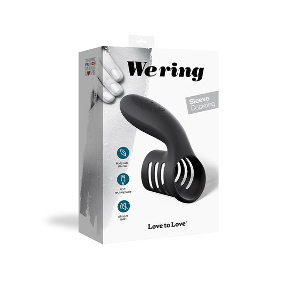 Love to Love WeRing VibrSleeveC-ring Blk