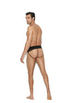 Elegant Moments Men's Mesh And Lycra Jock Strap