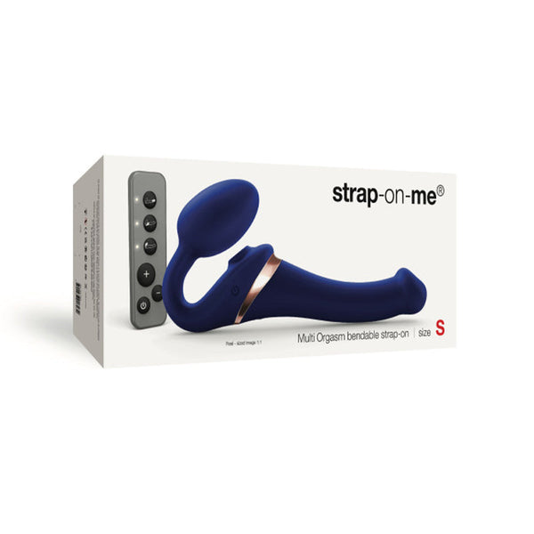 Strap-On-Me MultiOrgsmBendStrapOn Blu XL
