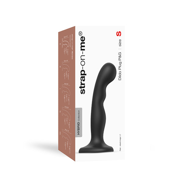 Strap-On-Me Hybrid Dildo Plug P&G Blk S