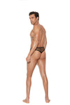 Elegant Moments Men's Fishnet Thong Back Brief