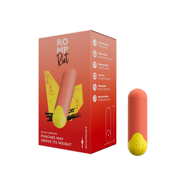 ROMP Riot Bullet Vibrator Light Orange