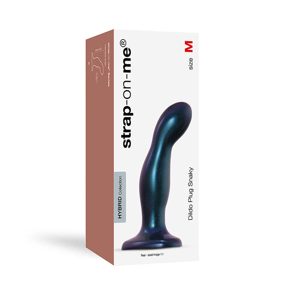 Strap-On-Me Dildo Plug Snaky Blue M