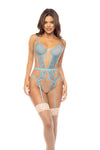 Energetic Transparent Mesh Bodysuit - Supportive Underwire for Radiant Vibe - High-quality, stylish, and affordable.