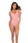 Romantic Long-Sleeve Lace Bodysuit with Sheer Floral Design