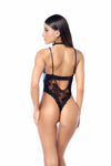 Classic Black Bodysuit Ð Sexy Sheer Mesh Lingerie Outfit