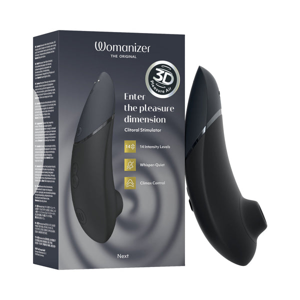 Womanizer Next / Air Pulse Clitoral Stimulator with Climax Control & 3D Pleasure Air