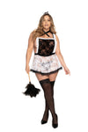 Enchanting Escapades: A Seductive Maid's Whimsical Charm Costume Sexy Lingerie, French Maid Lace Costume Embrace your inner temptress