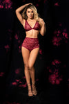 Luxury in Lace: Bicolor Floral Lace Set Lingerie Sets Experience Exquisite Elegance with our Luxury in Lace Bicolor Floral