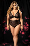 Luxury in Lace: Bicolor Floral Lace Set Lingerie Sets Experience Exquisite Elegance with our Luxury in Lace Bicolor Floral