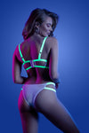 Light Up the Night with "Night Vision" Glow-In-The-Dark Lace Lingerie Set