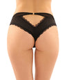  Lingerie dahlia cheeky hipster panty with lace trim and keyhole cut out fantasy lingerie